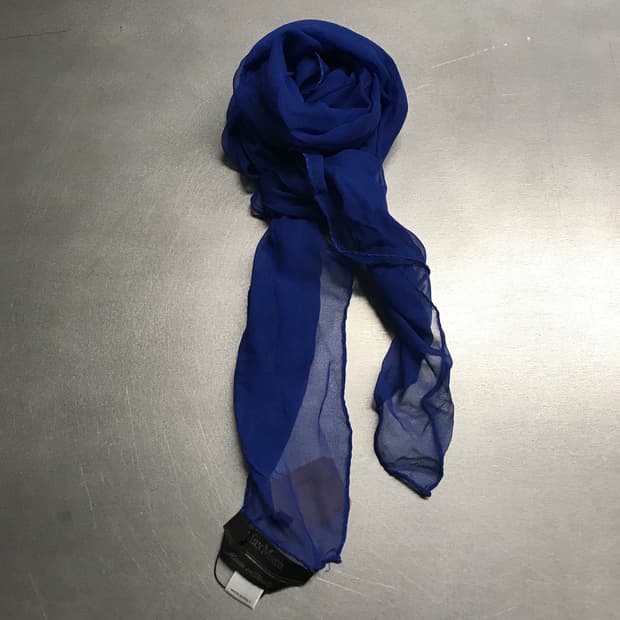 막스마라 실크 스카프 블루