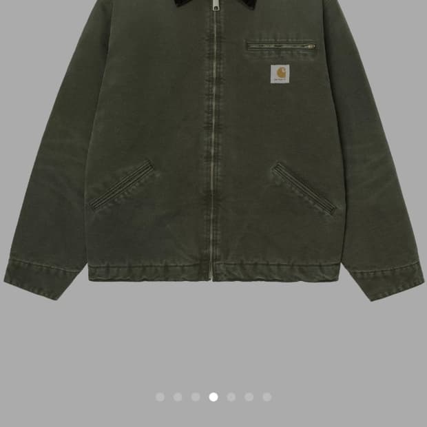 [M]칼하트 WIP 디트로이트 OG 자켓 캔버스 올리브