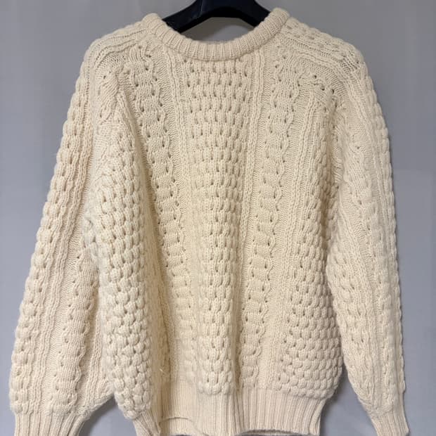 랄프로렌 아이보리 니트