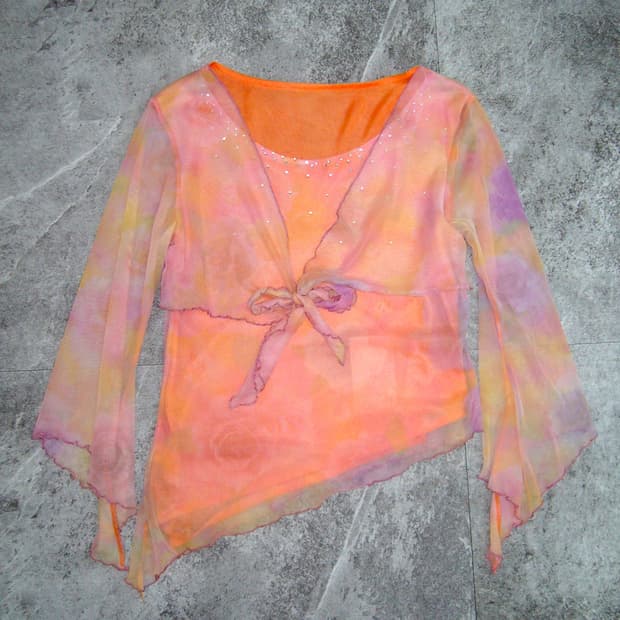 Orange Rose Top