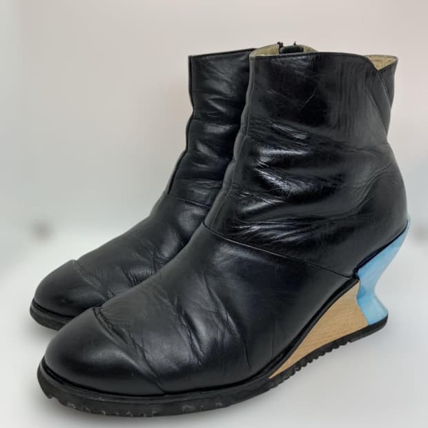 이세이미야케 웨지힐 부츠