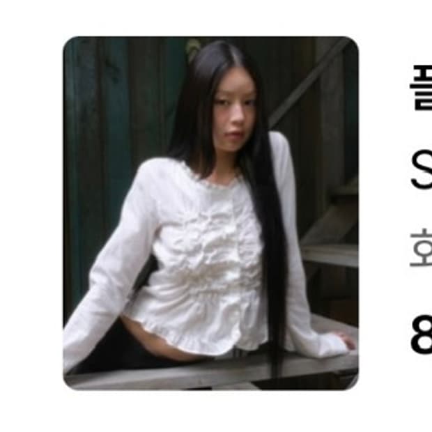 플레어업 Saya Frill Puff Long Blouse (FL-190