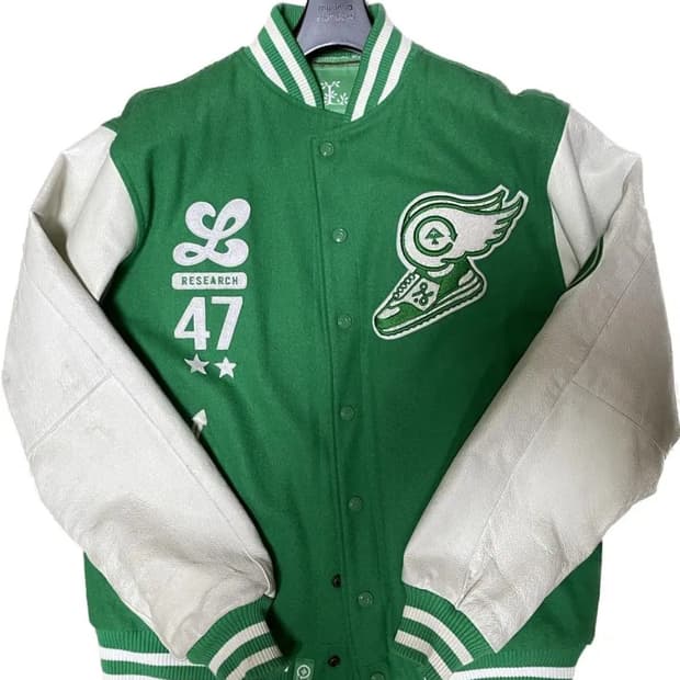 빈티지 울 바시티 자켓