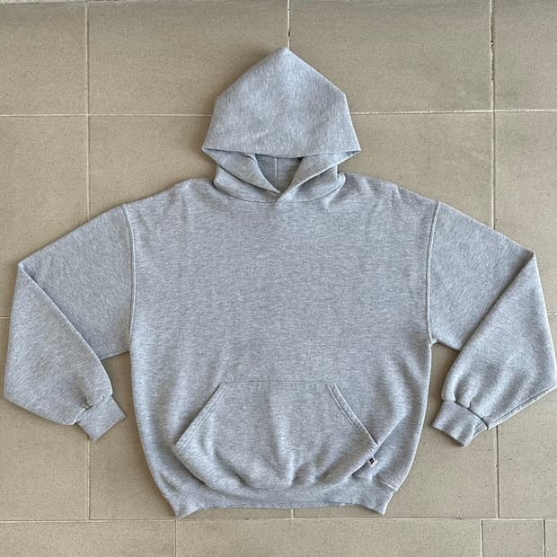 90s 빈티지 러셀 후드 그레이 L