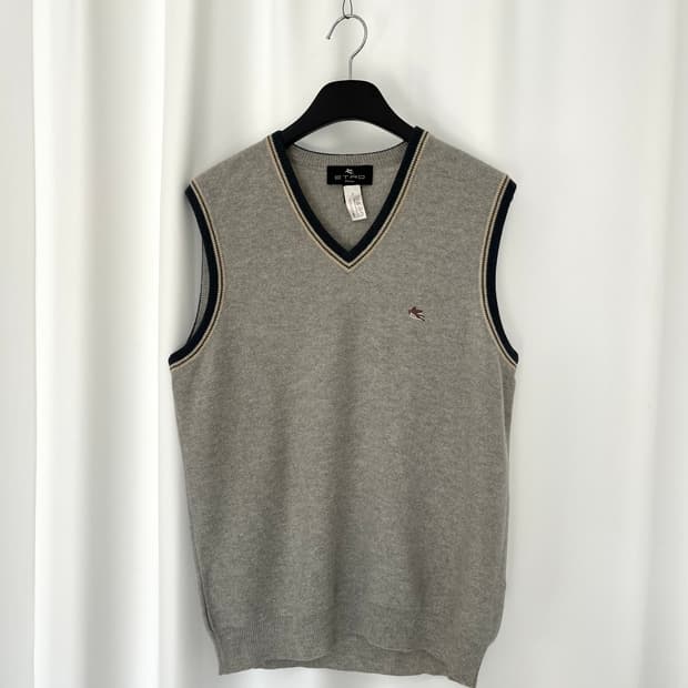 ETRO knit vest (made in ITALY) 