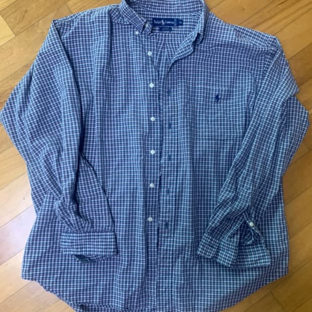 폴로 체크 셔츠