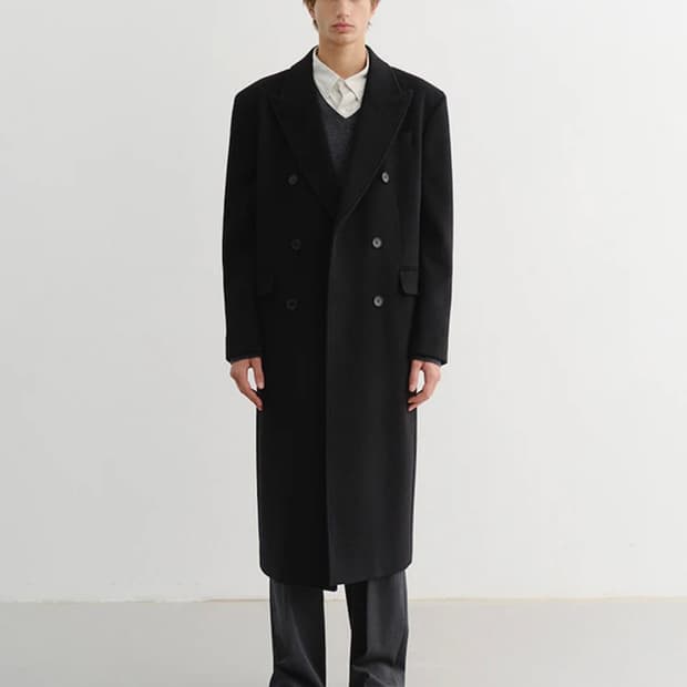 던스트 테일러드 더블 코트 M사이즈 새상품