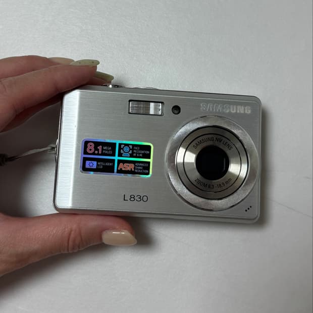 삼성 디카 l830 실버
