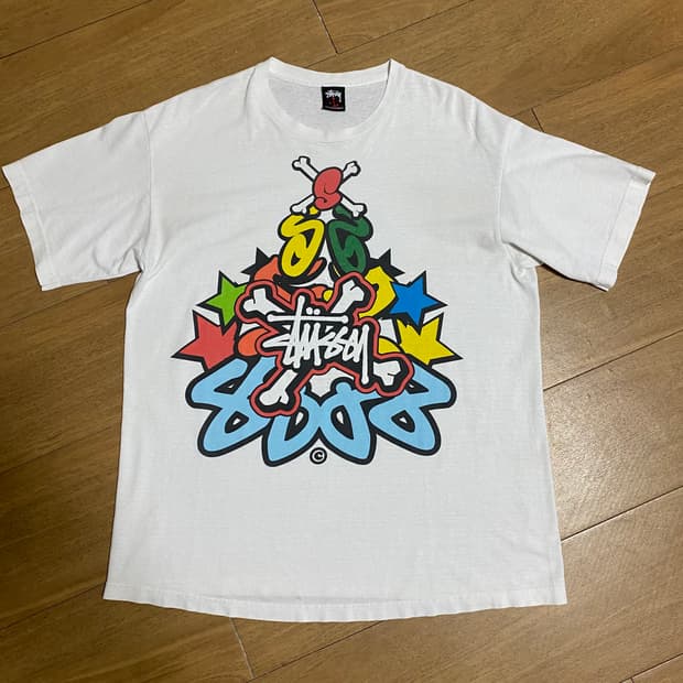 Vintage 00’s Stussy Bones T Shirt