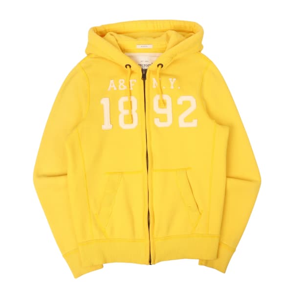 아베크롬비 옐로우 후드집업