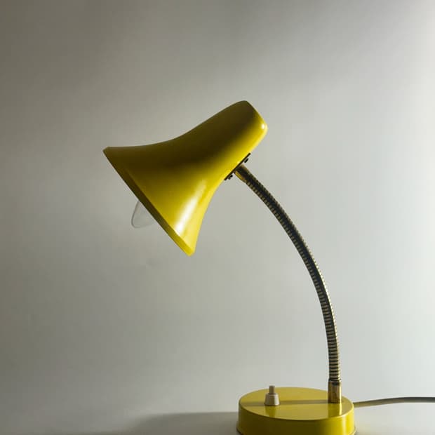 80s 독일 빈티지 인더스트리얼 조명 테이블 레트로 앤틱 미드센츄리