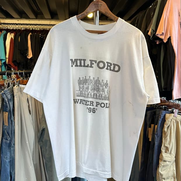 90s Milford Water Polo 1996 프린팅 티셔츠