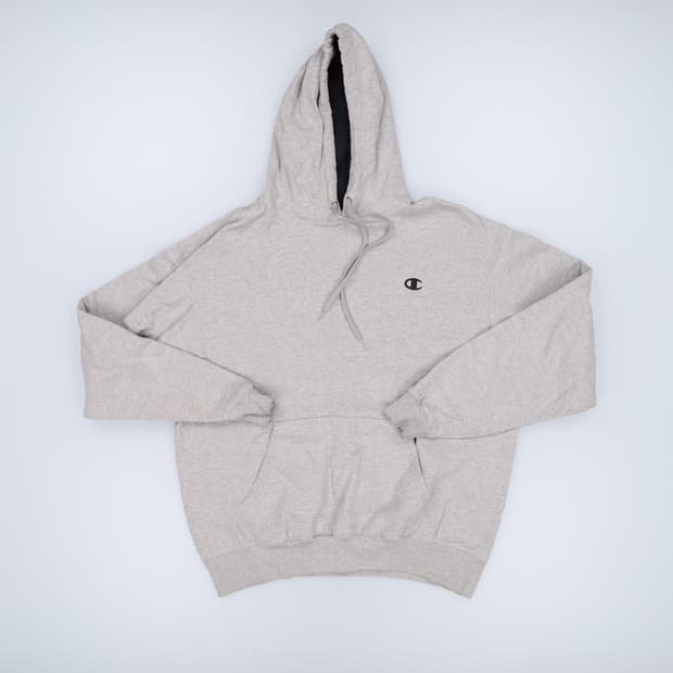 L 챔피온 스몰로고 기모후드티0209H1