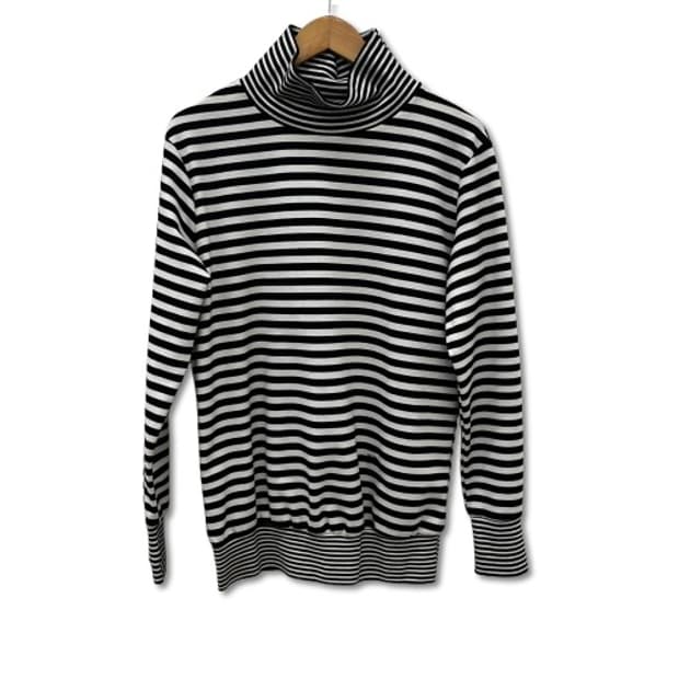 Christian Dior 스트라이프 터틀넥 니트 탑