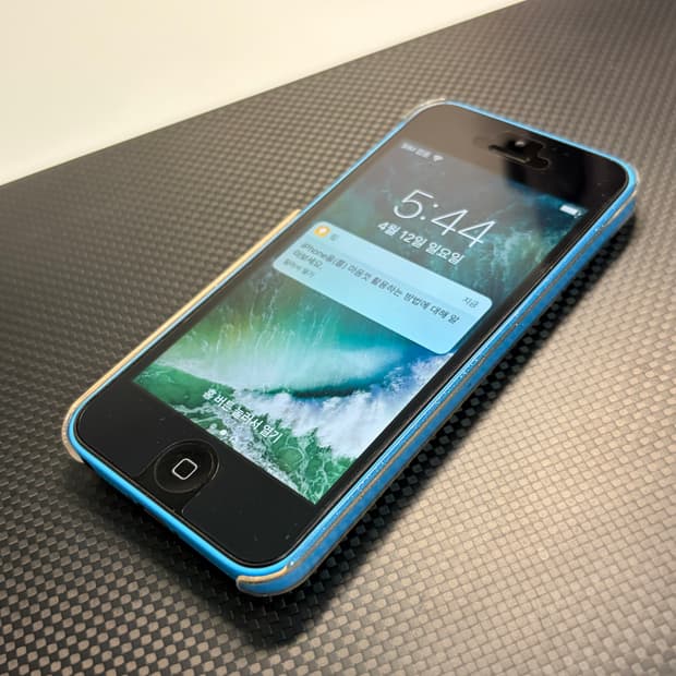 아이폰5c 블루 16기가