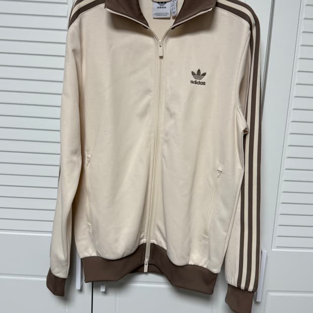 아디다스 아디컬러 클래식 베켄바우어 트랙탑 원더 화이트 트레이스 브라운 