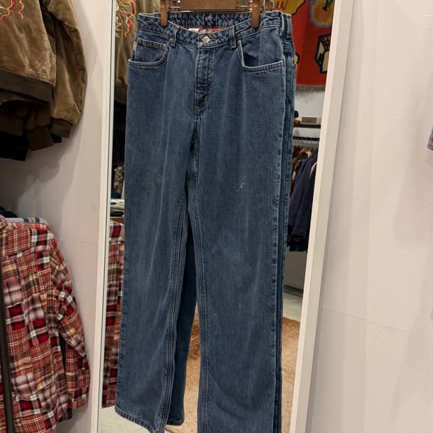 00s Carhartt 칼하트 플란넬 데님 팬츠 (33inch)