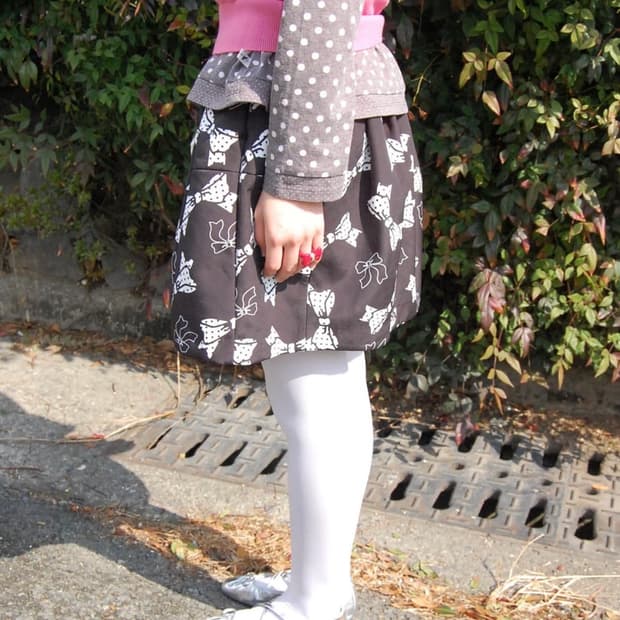 Dazzlin dot ribbon Skirt