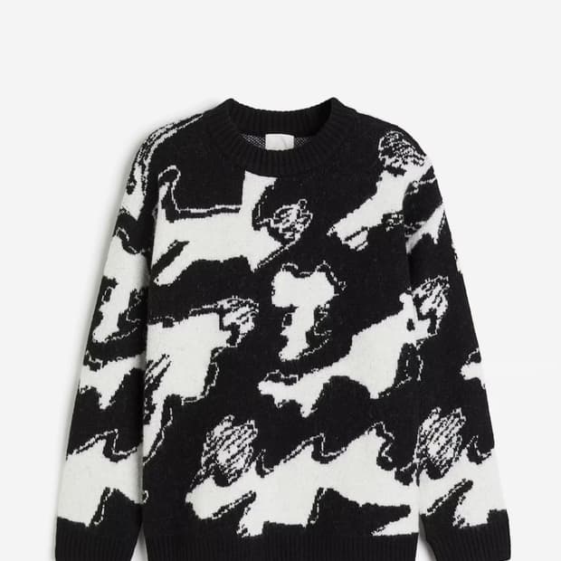 H&M 자카드 니트 스웨터