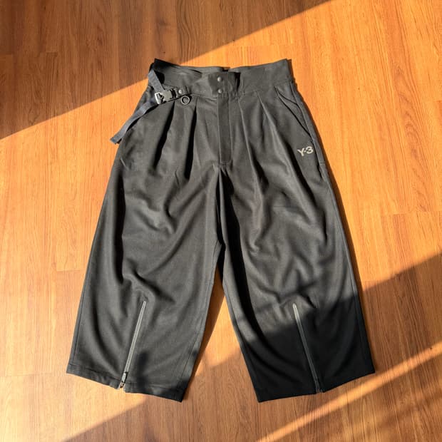 요지야마모토 Y-3 울 헤비 하카마 팬츠