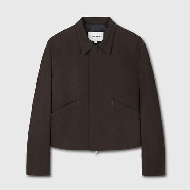 [L] 토니웩 버진 울 블루종 다크브라운