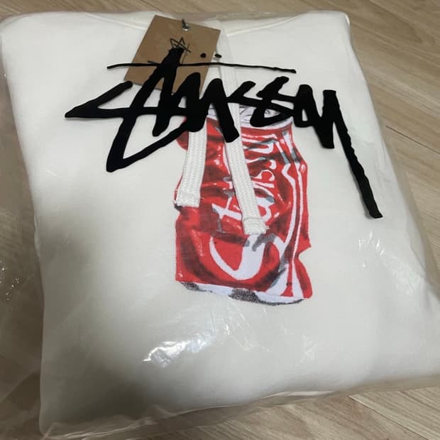 스투시 기모후드 새상품