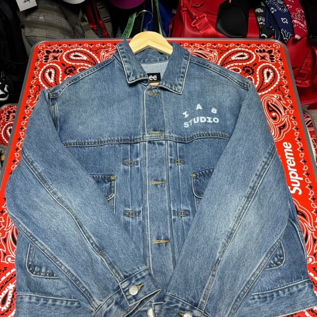 아이앱 스튜디오 x 리 데님 자켓 인디고 L