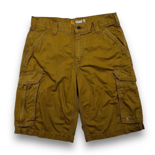 칼하트 FIT 된장 빈티지 카고 하프 팬츠