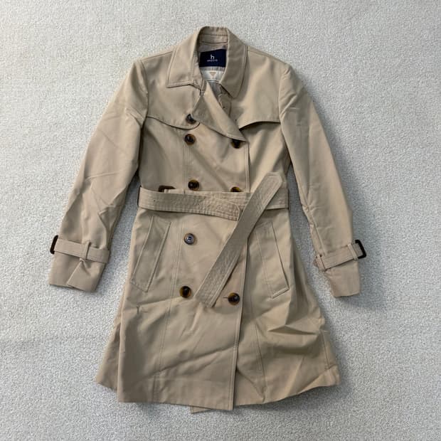 85 헤지스 여성 트렌치 코트