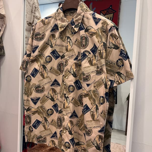 00s Pendleton 펜들턴 빈티지 패턴 반팔 셔츠
