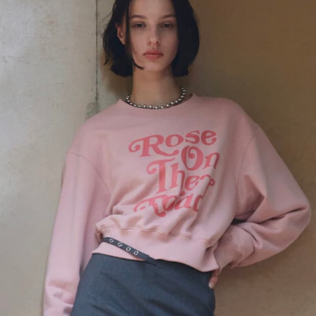 Sinoon 핑크 맨투맨 