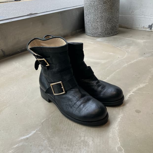 235) Jimmy Choo 레더 엔지니어 부츠