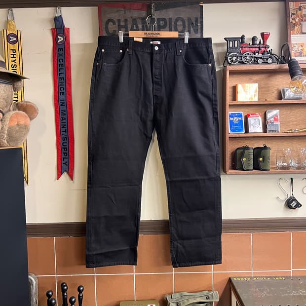 리바이스 501 블랙진 42x30 Size 데드스탁 260318-4