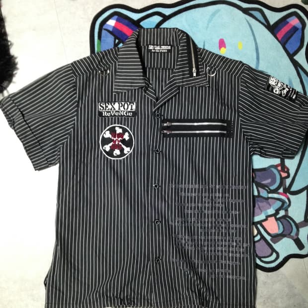 섹스팟리벤지 펑크 반팔셔츠