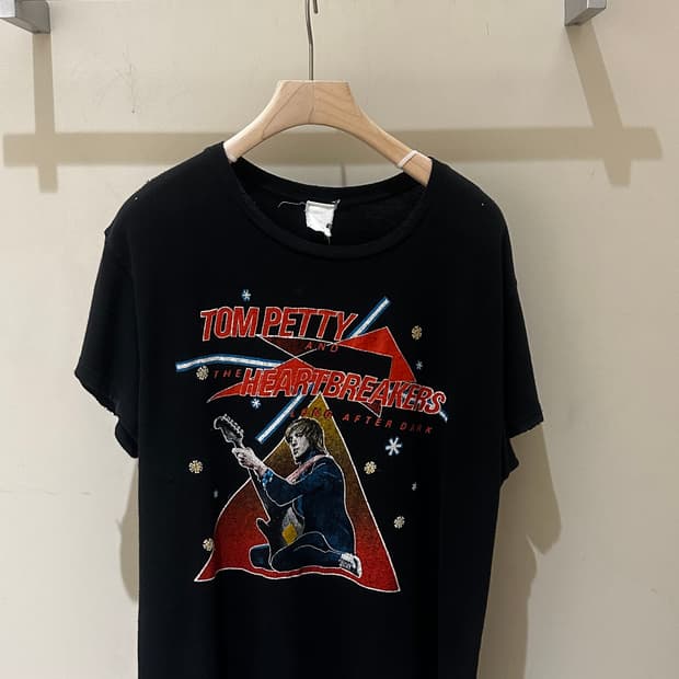 Madeworn 빈티지 톰패티 락밴드 티셔츠