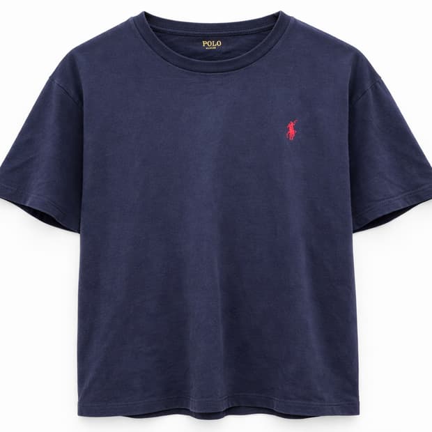 폴로 랄프로렌 네이비 커스텀 슬림핏 티셔츠 L