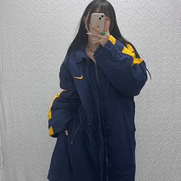 나이키 올드스쿨 레트로 90's 돕바 롱패딩 110 C08005