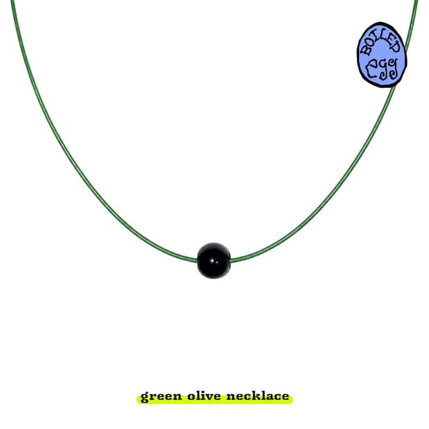 green olive necklace
