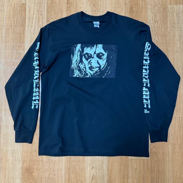 슈프림 더 엑소시스트 마더 롱슬리브 티셔츠 블랙 - 25FW
