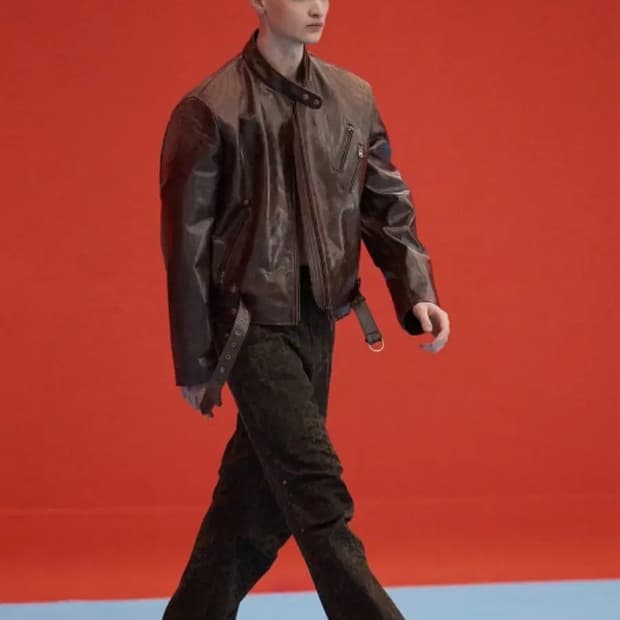 엔더슨벨 레더 자켓 xl