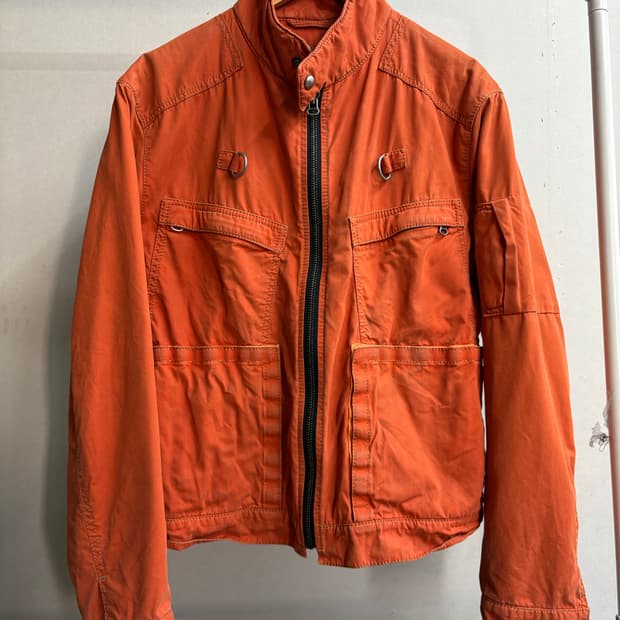 휴고보스 오렌지 피그먼트 싱글자켓