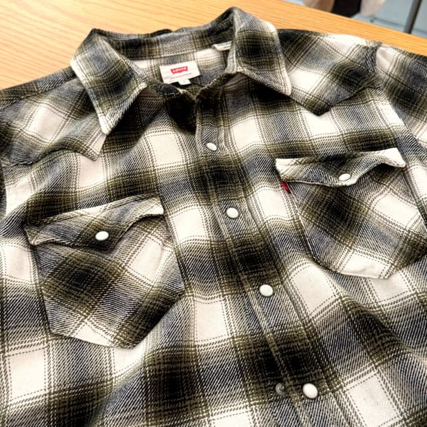Levi's Plaid Western Shirt