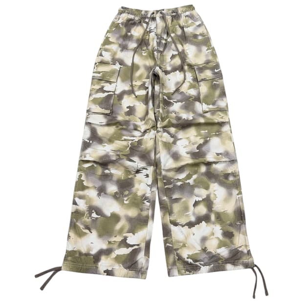 나이키 여성 미드라이즈 카고 카모팬츠 바지 XS