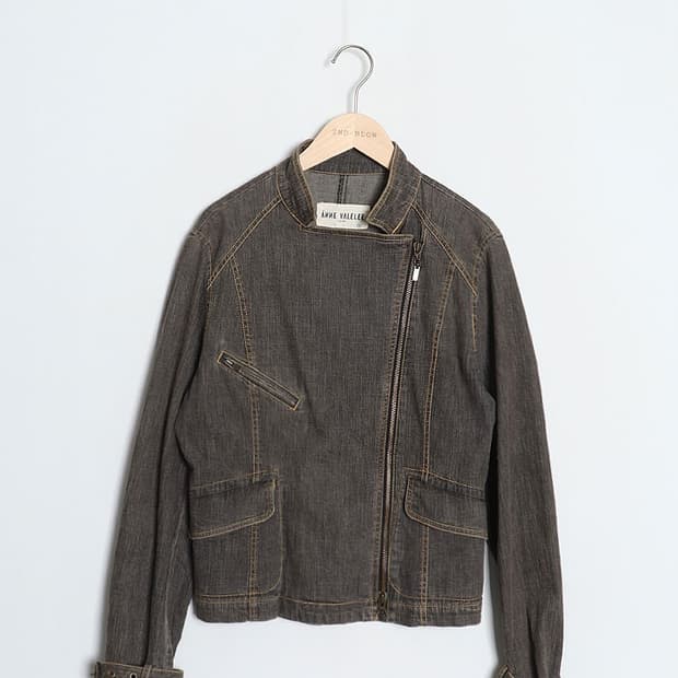 ANNE VALELEE Denim Rider Jacket