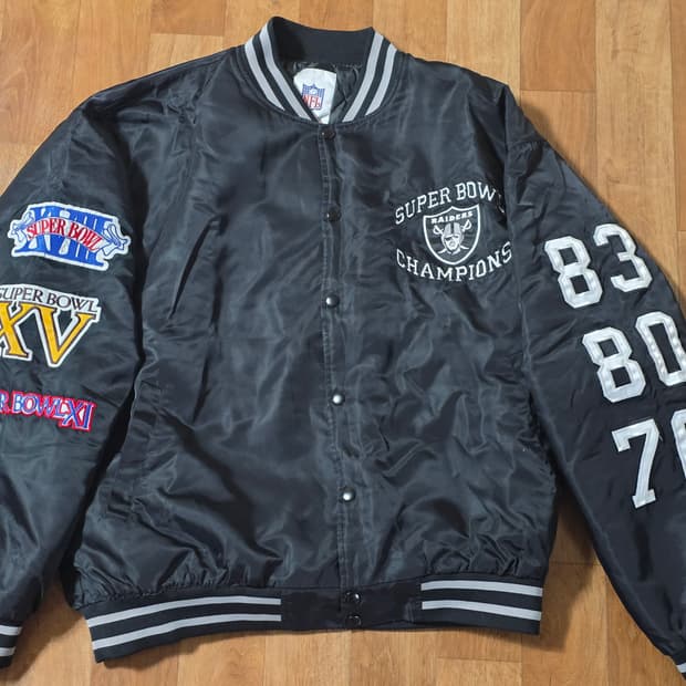 NFL Raiders (레이더스) 슈퍼볼 스타디움 자켓