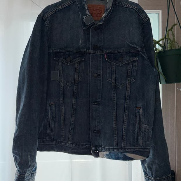 리바이스 빈티지 데미지 워싱 트러커