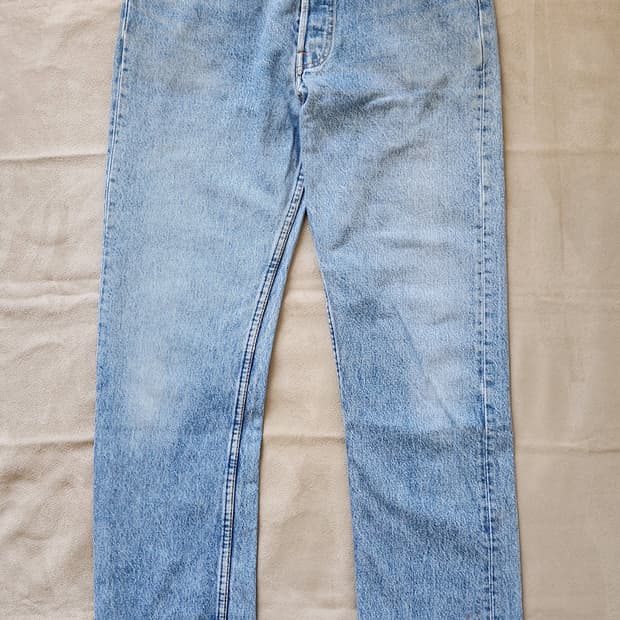 80s 빈티지 USA Levi's 리바이스 501 중청 W32 L32