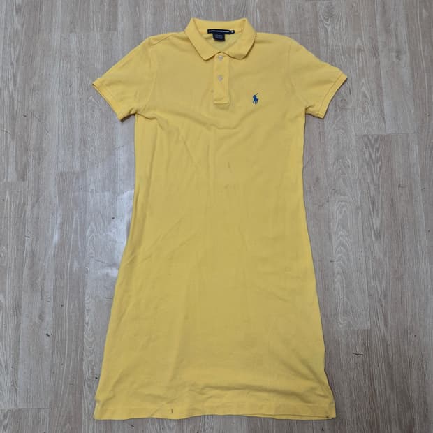 폴로 랄프로렌 여성 반팔 카라 원피스