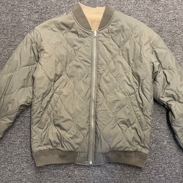 [100] 유나이티드애로우즈 리버시블 봄버자켓 L 