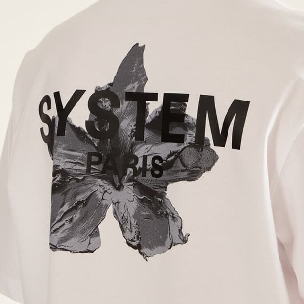 시스템옴므 SYSTEM HOMME 프린티드 티셔츠 화이트 구합니다